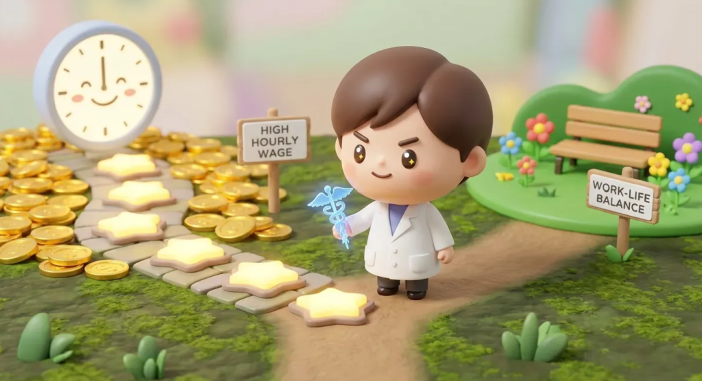 派遣薬剤師の高時給の理由や稼げる条件、メリット・デメリットを解説する記事のアイキャッチ画像